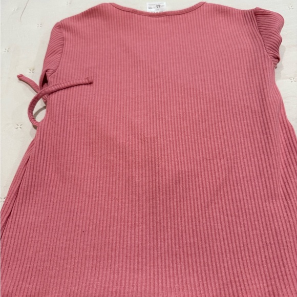 Zara Kimono Style Dusty Pink Girl’s Crossover Top Size 3T NWOT - Picture 2 of 8